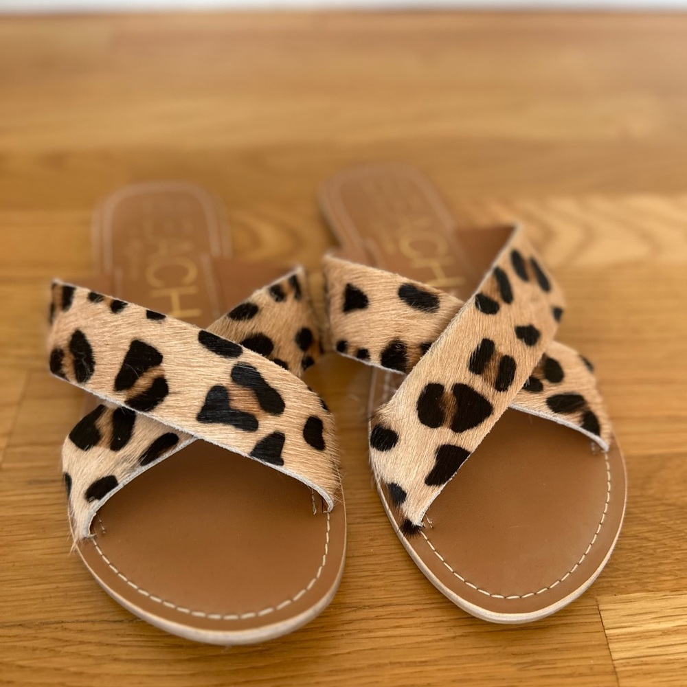 Leopard Print Sandals